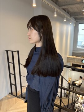 ヌープヘアーアイス(NUUP.hair ici) 20代30代大人可愛い髪質改善カラーオリーブグレージュ透明感