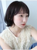 エアリーパーマボブ
