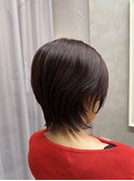 ウルフレイヤー＋白髪染めカラー＋補強TR