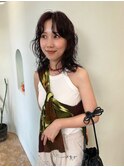 ウルフパーマ　レイヤーウルフ　ルーズパーマ　ニュアンスパーマ