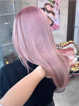 リル ラウム 原宿(LiL Raum) ピンクカラー　ローライト