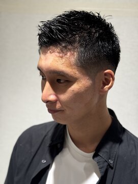 ヒロギンザ 大阪本店(HIRO GINZA) モヒカンフェード