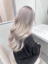 ロンド レア 天神大名店(Lond Le’a)&nbsp;ミディアムヘアデザインカラーフェイスフレーミング暗めカラー