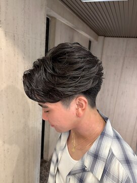 朝時短◎フェザーパーマ/ニュアンスパーマ/毛流れパーマ