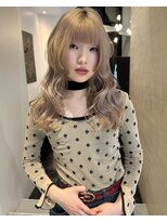 シェノン 表参道(CHAINON)&nbsp;表参道/着物ヘア/ダークアッシュ/ミディアムレイヤーカット/渋谷