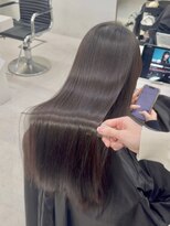 ベル 新宿店(Vel) 癖毛/ダークグレー/オリーブグレージュ/ベージュ/髪質改善カラー