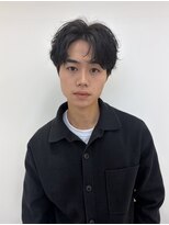ハニー 町田(HONEY)&nbsp;アップバング/刈り上げなし/黒髪/シャドウパーマ 1