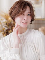 カバーヘアアンドスパ ブリス 浦和(COVER HAIR&SPA bliss) 小顔ひし形レイヤーボブ抜け感ピンクベージュブリーチなし30代a