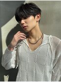 men's/メンズ/リバースセンターパート/メンズパーマダウンパーマ