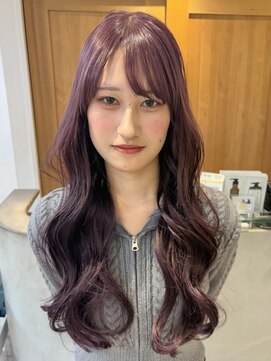 テトラ バイ ネオリーブ 横浜西口店(tetra by neolive) ピンクラベンダー ハイトーン ケアブリーチ　ロング　横浜★