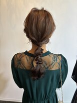 ヘアセット専門サロン by OKINAWA WATABE WEDDING 那覇店&nbsp;編みおろし