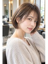 FRAMES 南浦和店【11月6日OPEN（予定）】&nbsp;南浦和レイヤーボブ◎髪質改善カラー透明感スタイル20代30代40代