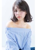 【Ciel】 外国人風カラーで作る、小顔感UPのクラシカルロブ