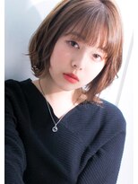 ヌーン ヘアメイク プラス ハッピータイムズ(NOON hair make+happy times)&nbsp;耳かけ☆透明感イルミナアッシュベージュ 中野ヌーンstyle21