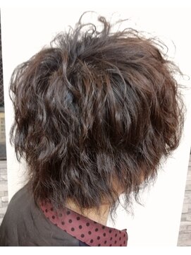 今日は美容院 ゆるふわツイスト