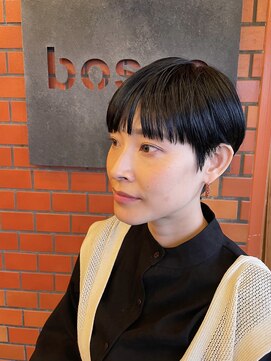 ボスコ 下北沢店(bosco) 黒髪ショート　≪saya≫