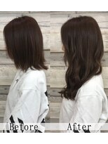 ラピッシュ Lapish桜田店&nbsp;〈ラピッシュ桜田店〉ショートからロングヘアにイメチェン