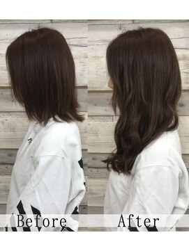 ラピッシュ Lapish桜田店 〈ラピッシュ桜田店〉ショートからロングヘアにイメチェン