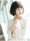 【just hair CINQ上大岡】大人ボブ 前下がりショートボブ 上大岡