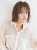 《Agu hair》シースルー×質感レイヤーボブ