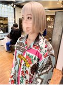 【マスクヘア】ブロンドボブ