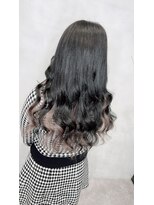 ウィクシー(wixy)&nbsp;シールエクステでインナーカラー