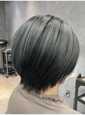eL☆MIKU ダークネイビー　伸ばしかけショート