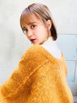 エイミー(Aimee) Aimee 町田　ミニボブ×シフォンベージュ