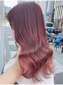 【ブリーチ1回】メルティーピンク 可愛いヘアサロンLilme