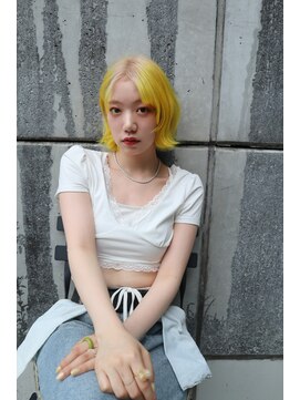 アレンヘアー 池袋店(ALLEN hair) ウルフレイヤー/ミディアムウルフ/ハイトーン