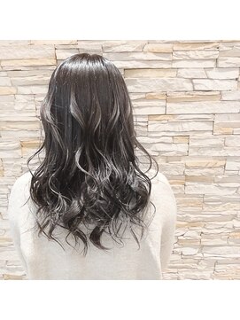 アロマ ヘアー ルーム 新宿店(AROMA hair room) エアリーゆる巻きロング春パーマうるツヤシアーグレージュ/新宿