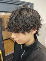 【loki】メンズマッシュ×スパイラルパーマ