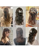 リタ(Lita)&nbsp;★ハーフアップヘア/ドレスヘア／お呼ばれヘア/2次会ヘア