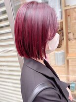 ネオリーブ アンド 渋谷店(Neolive &)&nbsp;斜めバング/グレージュカラー/シルキーベージュ/韓国/渋谷