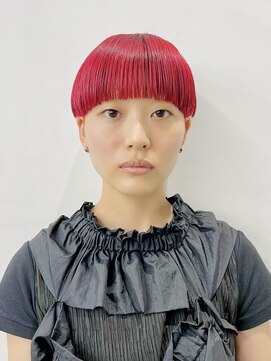 レコ 渋谷(LECO) red × mash short