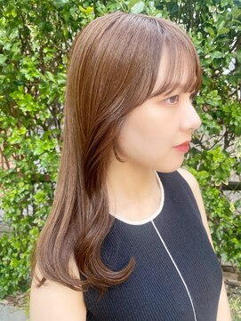 ネオリーブソラ 相模大野店(Neolive sola) 顔周りカット×シアベージュ