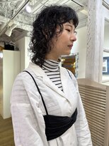 リノショアーズ ショウナン 辻堂店(RinoShores SHONAN)&nbsp;大人美人小顔ウルフパーマふんわりカールショコラアッシュ