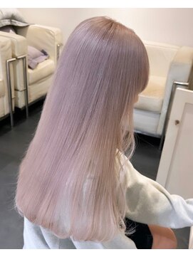 ベレーザ 渋谷(BELEZA) 5471ニュアンスカラー艶髪ハイトーンシルキーベージュオンブレ