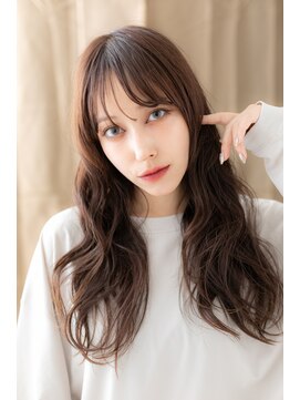 カバーヘア イヴ 戸頭店(COVER HAIR EVE) レッドブラウン波巻きカールゆるふわロングZ戸頭20代30代40代