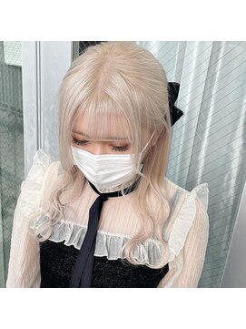 ラル(Lull) 【ホワイトカラー×プチアレンジ】ケアブリーチ/髪質改善/今泉