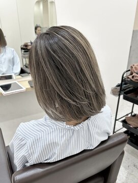 ユウル 横浜(juhl.) バレイヤージュ/ケアブリーチ/ブリーチ/ハイトーンカラー