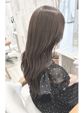 ラグ(RAG) ベージュカラー/ミルクティー／グレージュ／ブリーチ無し