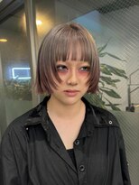 レコ 渋谷(LECO) グレーとスモーキーラベンダーのグラデーション