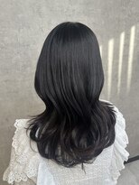 リンクミリ(Link mili)&nbsp;黒髪ネビージュ/小顔/透明感カラー/髪質改善/小顔/艶髪/秋色