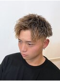 ツイストスパイラル×ホワイトメッシュ