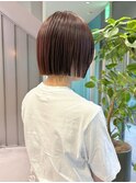 イメチェン/ホワイトブロンド/外ハネボブ/美髪/名古屋/名駅