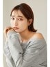【根元のカラー】N.カラー(明るめの白髪染めも可能)+カット　￥6500