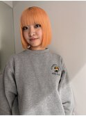 pale orange/bob