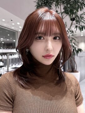 ミンクス渋谷スマートサロン(MINX shibuya smart salon) 簡単スタイリング！内におさまるミディアムレイヤー