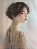 ☆オリーブグレーココアベージュ小顔クラゲヘアー/黒髪/髪質改善